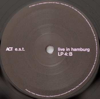 4LP/Doos E.S.T.: Live In Hamburg LTD