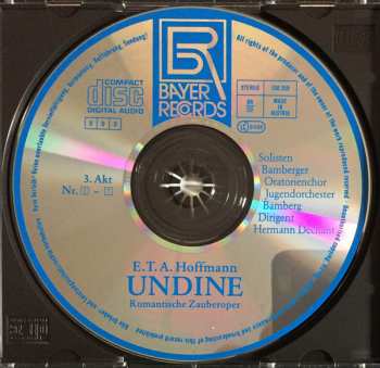3CD E.T.A. Hoffmann: Undine (Romantische Zauberoper)