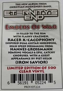 LP Eternity's End: Embers Of War LTD | CLR