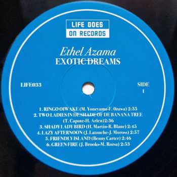 LP Ethel Azama: Exotic Dreams (The Enticing Voice Of Ethel Azama)