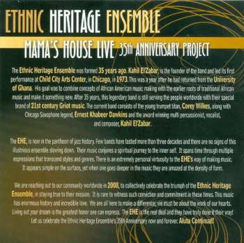 CD Ethnic Heritage Ensemble: Mama's House Live - 35th Anniversary Project