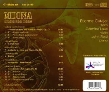 CD John Reid: Mdina: Music For Horn