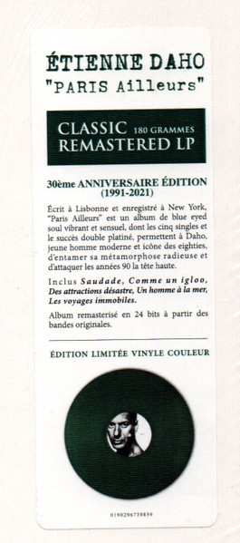 LP Etienne Daho: Paris Ailleurs CLR | LTD