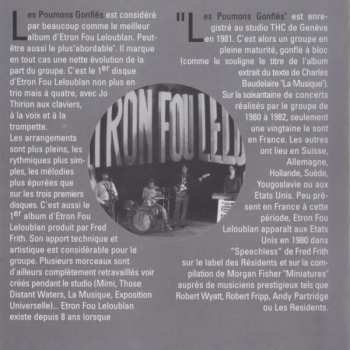 CD Etron Fou Leloublan: Les Poumons Gonflés