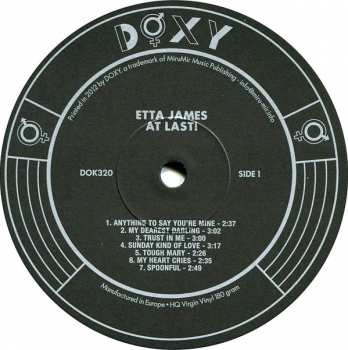 LP/CD Etta James: At Last!