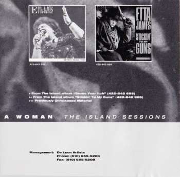 CD Etta James: How Strong Is A Woman (The Island Sessions)