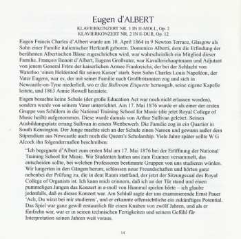 CD Alun Francis: Piano Concerto No 1 In B Minor (First Recording) / Piano Concerto No 2 In E Major