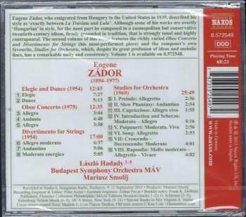 CD Mariusz Smolij: Divertimento • Elegie And Dance • Oboe Concerto • Studies For Orchestra