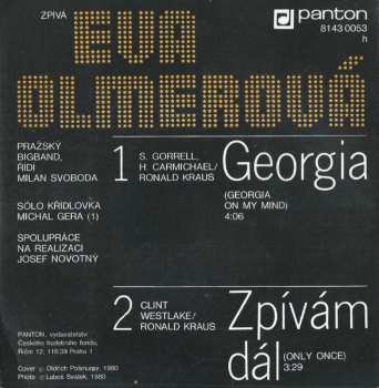SP Eva Olmerová: Georgia / Zpívám Dál