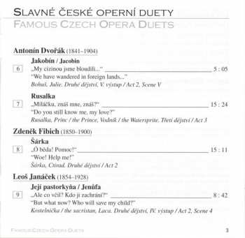 CD Various: Famous Czech Opera Duets - Live