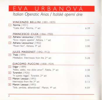 CD Eva Urbanová: Italian Operatic Arias