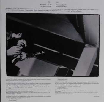 LP Evan Parker: Saxophone Solos