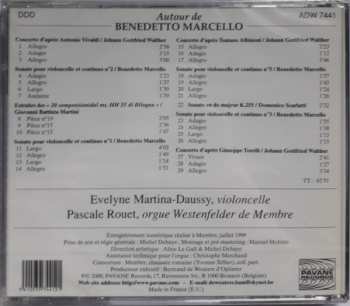 CD Pascale Rouet: Autour De Benedetto Marcello