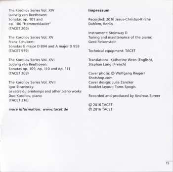CD Wolfgang Amadeus Mozart: Sonatas KV 330, 332, And 333 / Rondos KV 485 And 511