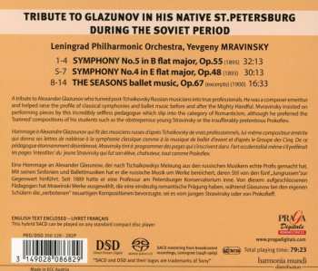 SACD Alexander Glazunov: Symphonies Nos. 4 & 5, The Seasons LTD