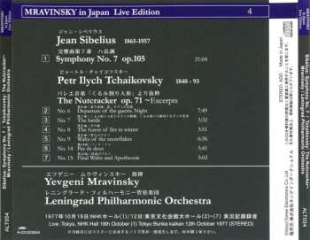 CD Pyotr Ilyich Tchaikovsky: Mravinsky in Japan Vol.4 - Sibelius Symphony No.7 / Tchaikovsky: Nut Cracker, Excerpts