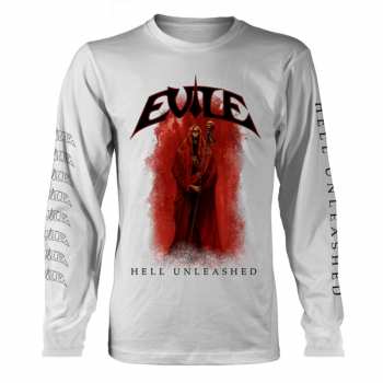 Merch Evile: T-shirt Met Lange Mouwen Hell Unleashed (white)