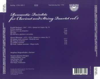 CD Stamic Quartet: Romantic Quintets For Clarinet And String Quartet Vol 2