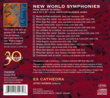 CD Ex Cathedra: New World Symphonies - Baroque Music From Latin America