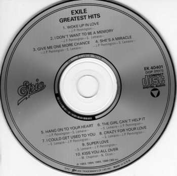 CD Exile: Greatest Hits