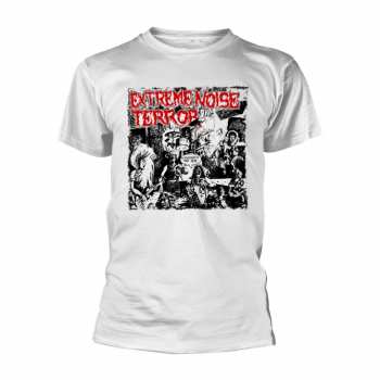 Merch Extreme Noise Terror: T-shirt Holocaust (white)