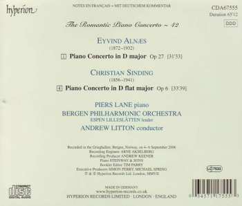 CD Andrew Litton: Piano Concerto In D Major, Op 27 (First Recording) / Piano Concerto In D Flat Major, Op 6
