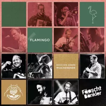 Flamingo+hoch Die Hände Wochenende