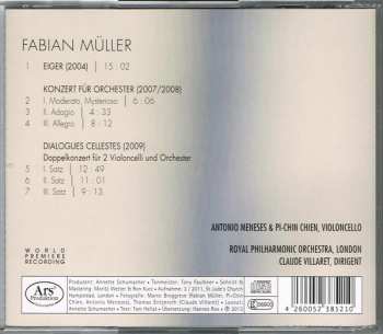 CD Fabian Müller: Konzert Für Orchester / Eiger / Dialogues Cellestes