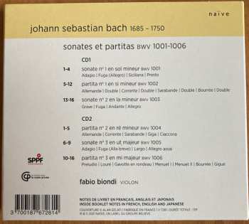2CD Johann Sebastian Bach: Bach: Sonatas & Partitas DIGI