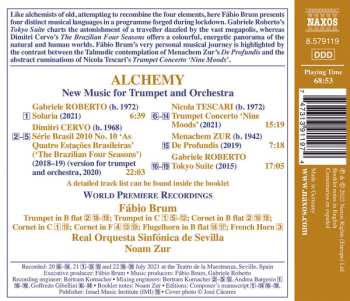 CD Fábio Brum: Alchemy (New Music For Trumpet And Orchestra)