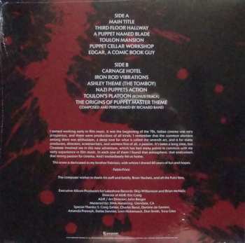 LP Fabio Frizzi: Puppet Master - The Littlest Reich (Original Motion Picture Soundtrack) LTD | CLR