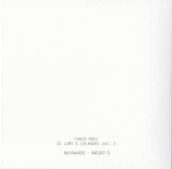 4CD/Doos Fabio Orsi: Di Lumi E Chiarori LTD