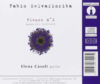 CD Fabio Selvafiorita: Fleurs D'X - Quaderni I-II-III