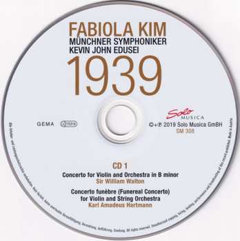 2CD Münchner Symphoniker: 1939