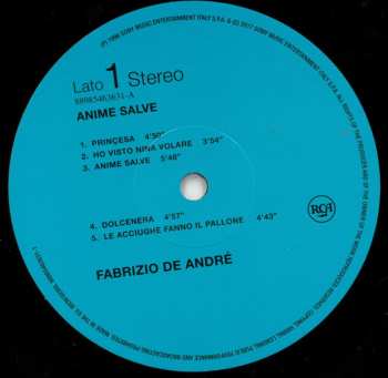 3LP/Doos Fabrizio De André: Anime Salve Legacy Edition