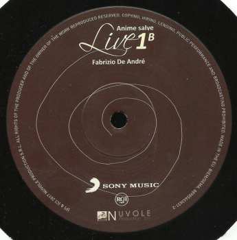 3LP/Doos Fabrizio De André: Anime Salve Legacy Edition