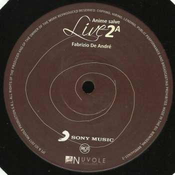 3LP/Doos Fabrizio De André: Anime Salve Legacy Edition