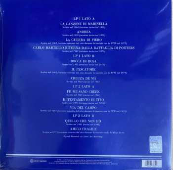 2LP Fabrizio De André: Fabrizio De André CLR | LTD