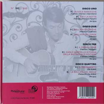 4SP Fabrizio De André: Faber - Periodo Karim - The Singles Collection DLX | LTD | NUM