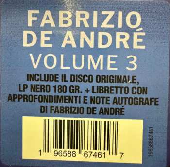 LP Fabrizio De André: Volume 3°