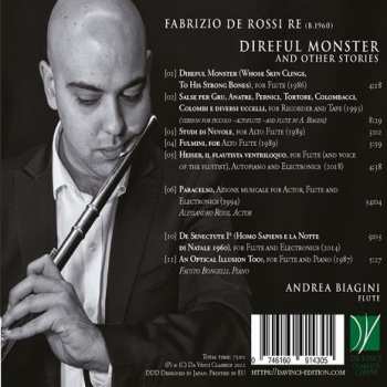 CD Fabrizio De Rossi Re: Direful Monster And Other Stories, Works For Flute (1986 – 2018)