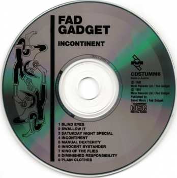 CD Fad Gadget: Incontinent