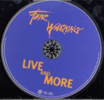 CD Fair Warning: Live And More