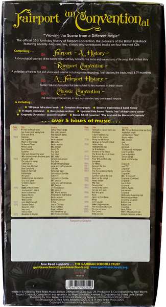 4CD/Doos Fairport Convention: Fairport Unconventional