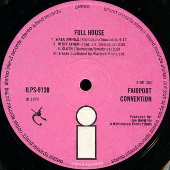 LP Fairport Convention: Full House