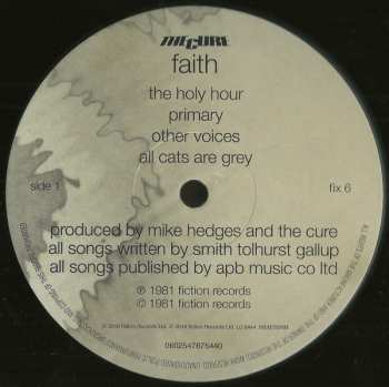 LP The Cure: Faith