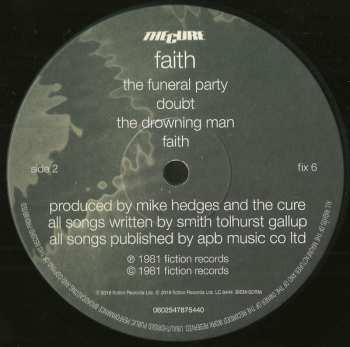 LP The Cure: Faith