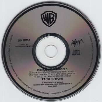 CD Faith No More: Introduce Yourself