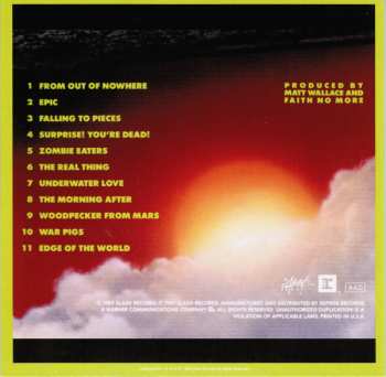 3CD/Doos Faith No More: The Triple Album Collection