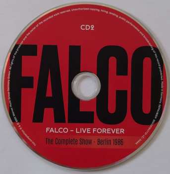 2CD Falco: Live Forever (The Complete Show – Berlin 1986)
